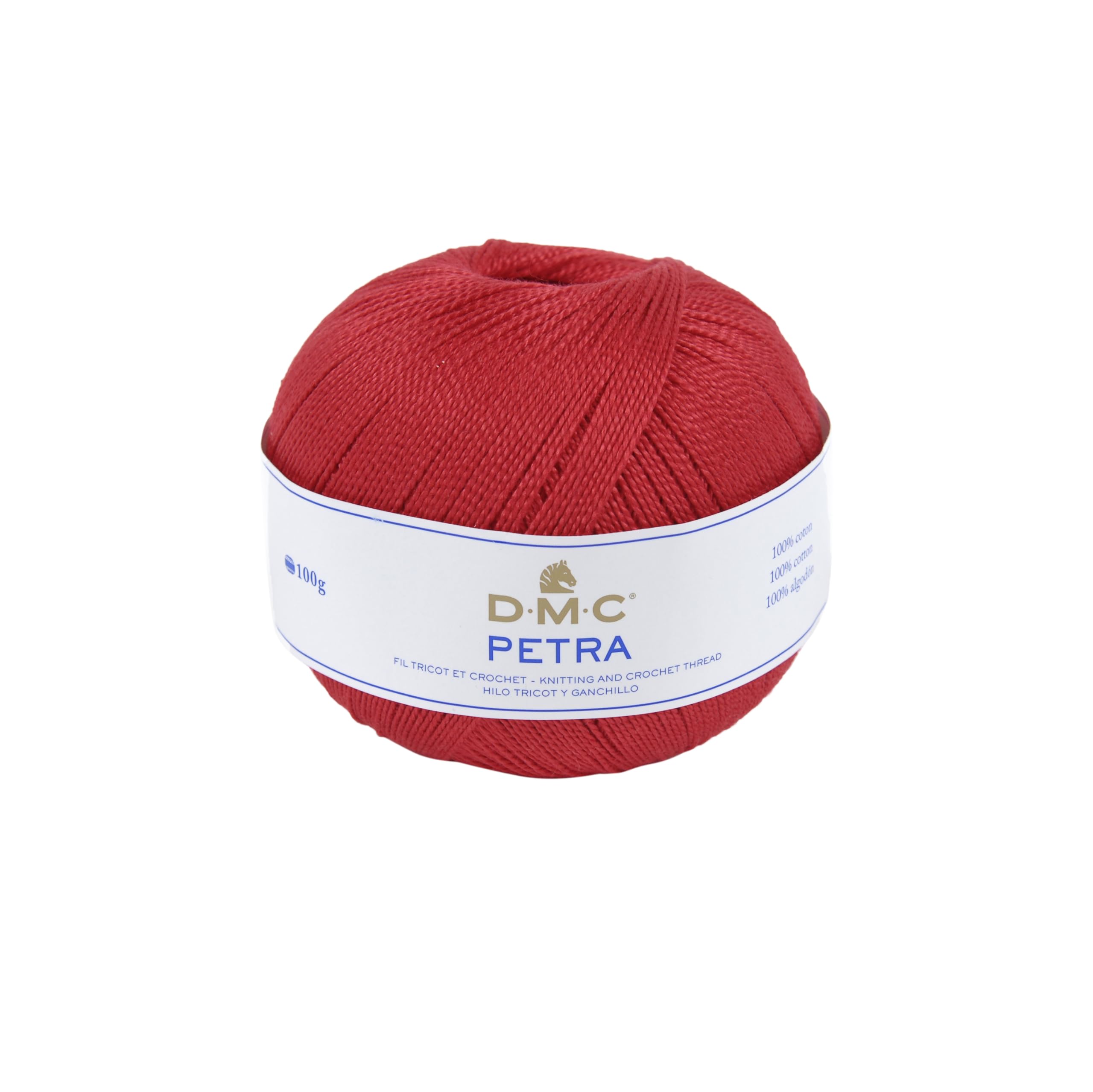 dmc-petra-nr-8-h-kelgarn-100g-rot-baumwolle image 1