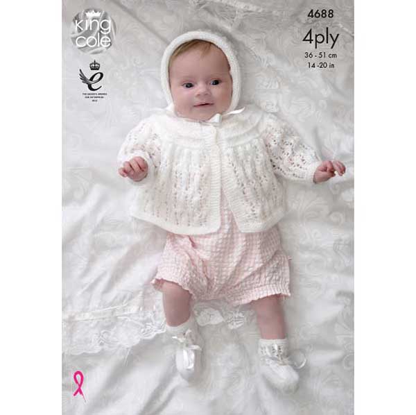 king-cole-4688-strickanleitung-baby-set-comfort-4ply-dk image 1