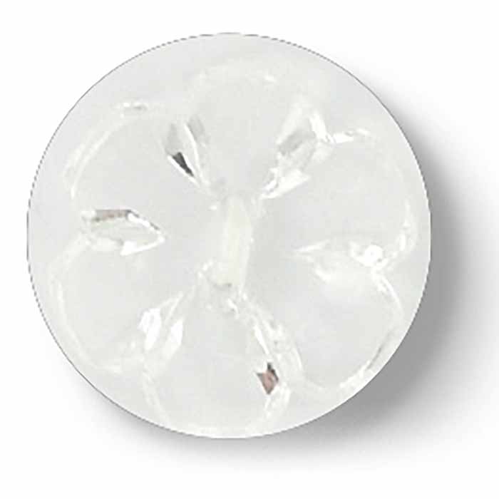 king-cole-haberdashery-blumen-knopf-transparent-15mm image 1