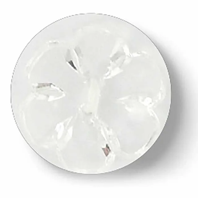 king-cole-haberdashery-blumen-knopf-transparent-15mm image 1