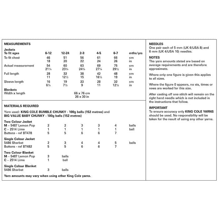 king-cole-6179-jacken-decken-strickanleitung-bumble-chunky image 3