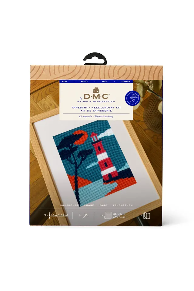 dmc-gobelinset-leuchtturm-einfach-nachtmotiv image 1