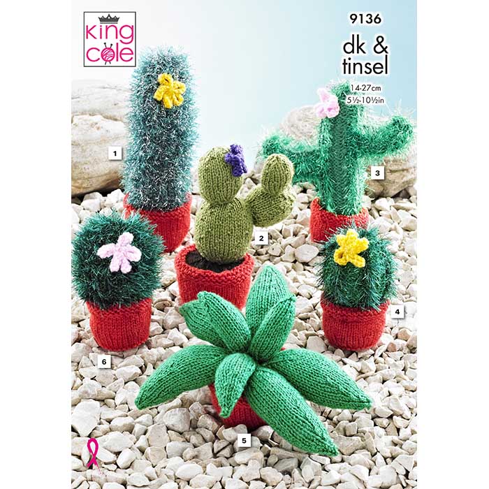king-cole-9136-kakteen-tinsel-chunky-strickanleitung image 1