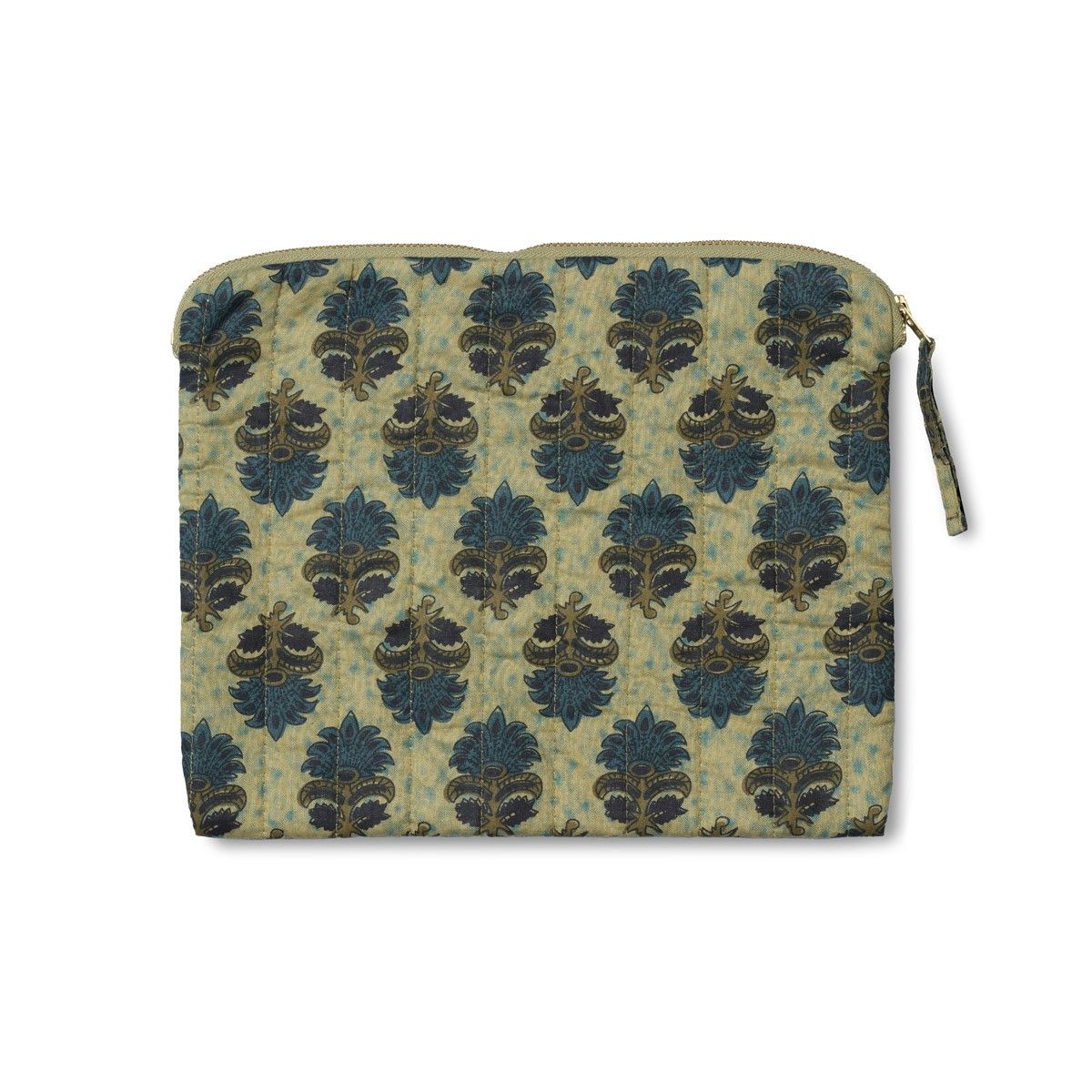 hobbii-organizer-mittelgro-gequiltet-tasche-yellow-blue-flower image 1