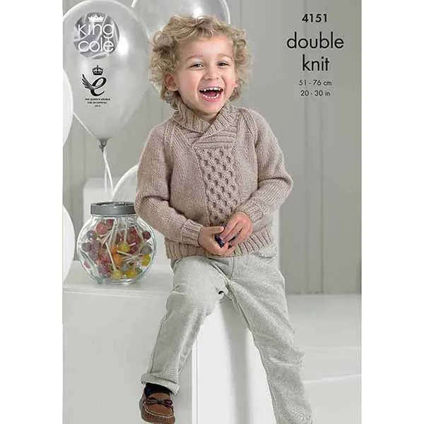 king-cole-4151-strickanleitung-pullover-comfort-dk image 1