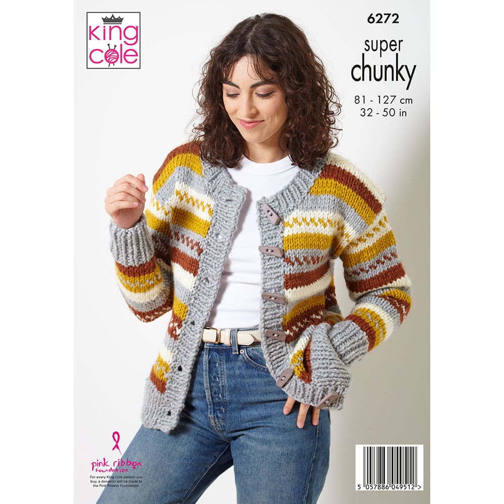 king-cole-6272-strickanleitung-cardigan-und-pullover image 2