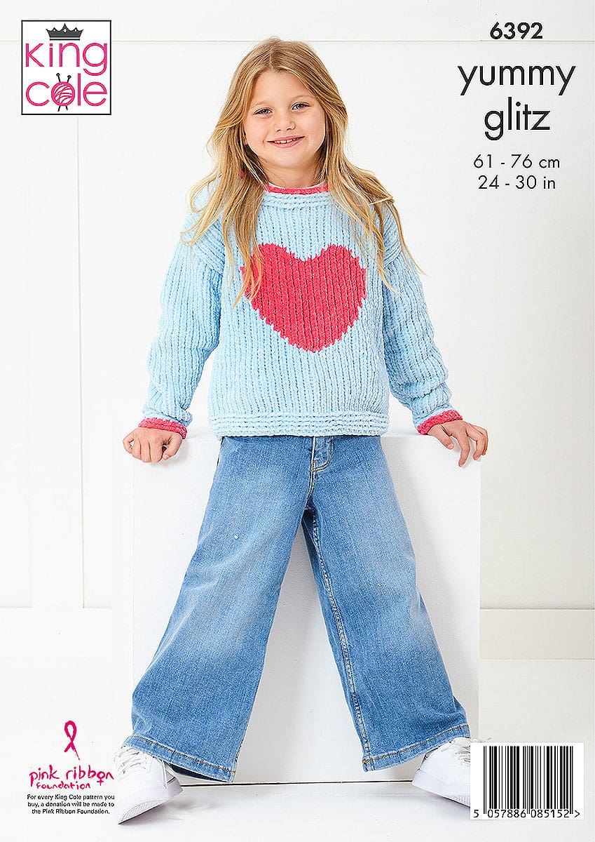 king-cole-patterns-6392-strickanleitung-pullover-yummy-glitz image 2