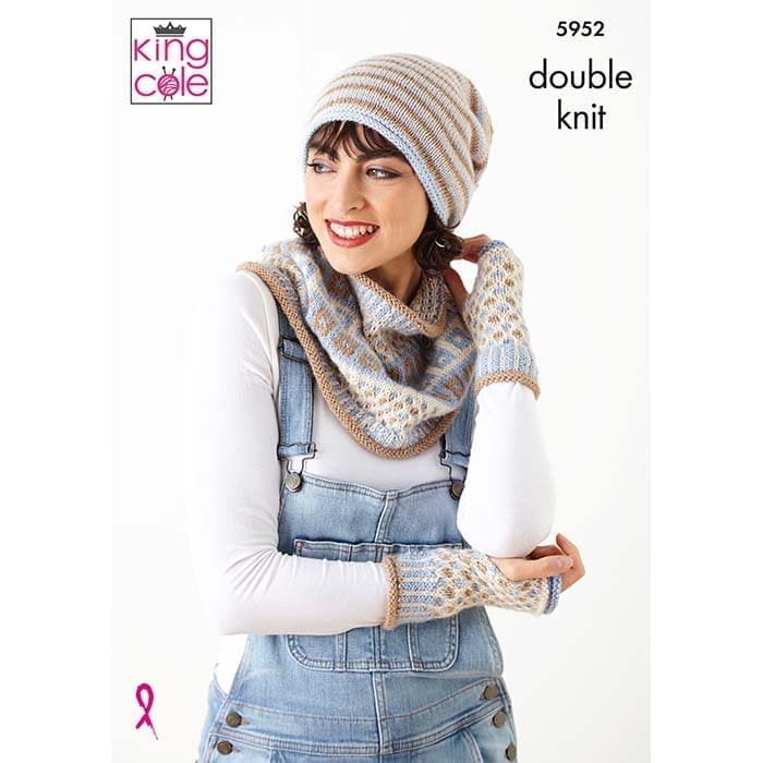 king-cole-5952-strickanleitung-accessoires-baby-alpaca-dk image 1