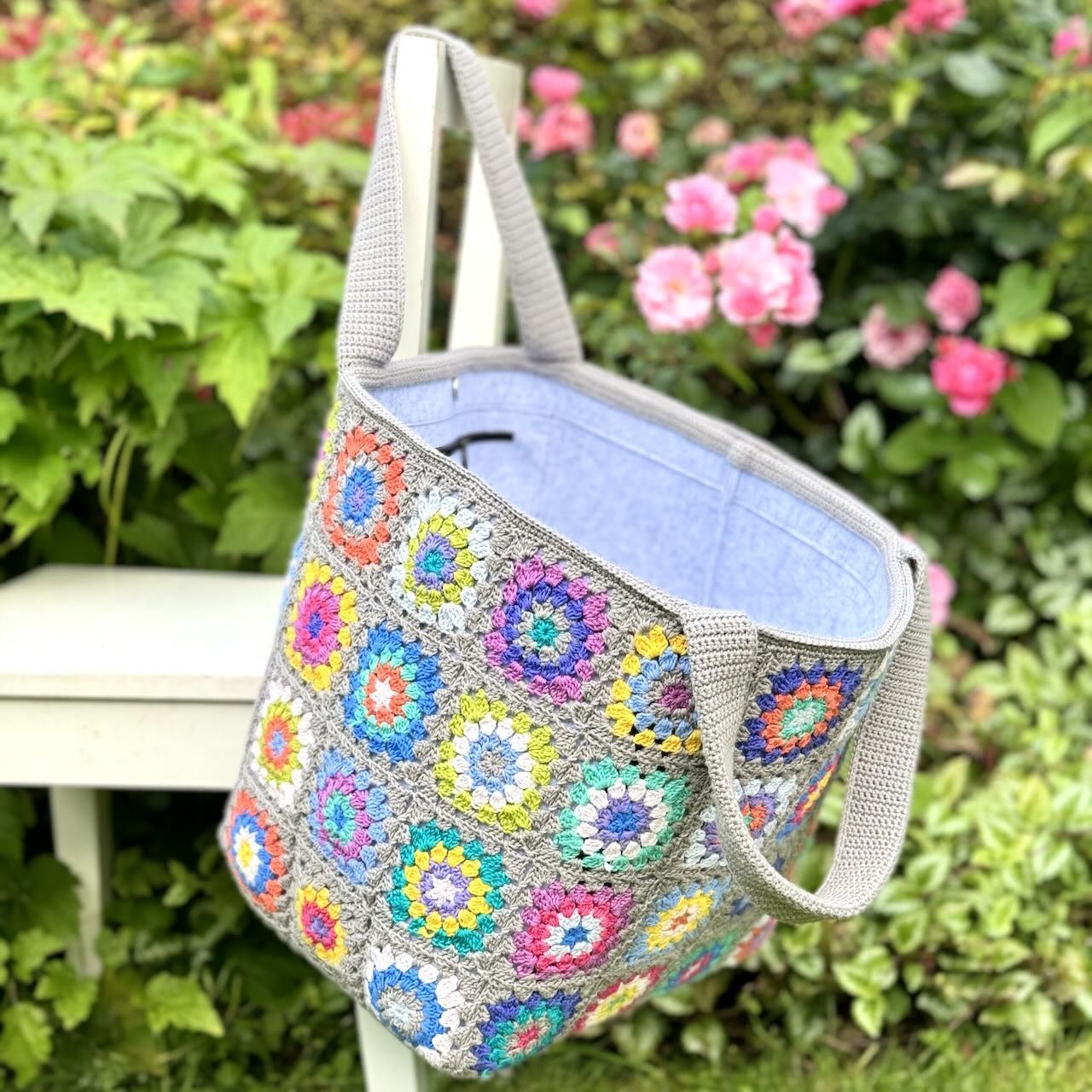 hobbii-flower-square-tasche-h-kelanleitung-einheitsgr-e image 2