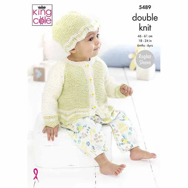 king-cole-5489-strickanleitung-top-cardigan-m-tze image 1