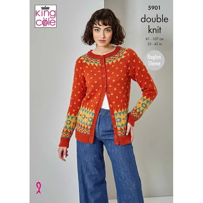 king-cole-5901-strickanleitung-pullover-majestic-dk image 1
