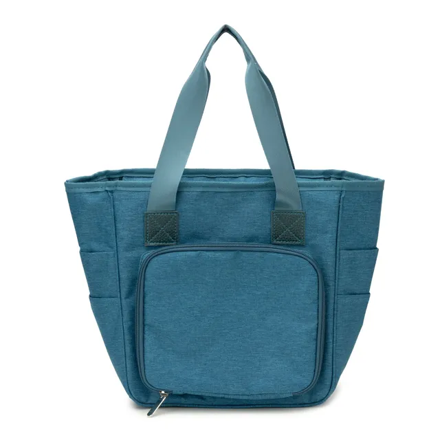 hobbii-handarbeitstasche-to-go-stricktasche-petroleum image 1