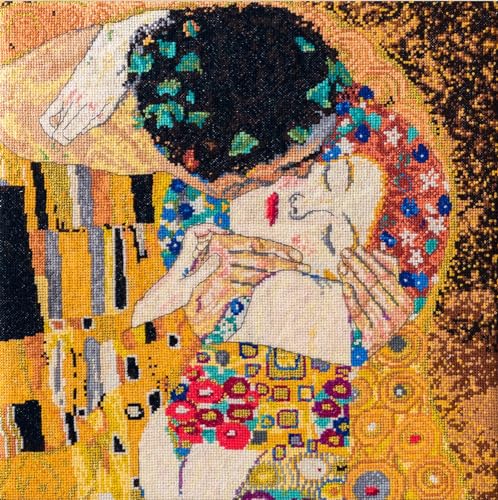 dmc-klimt-der-kuss-kreuzstichset-28-5-cm image 3