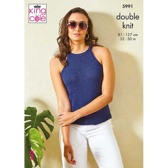 king-cole-5991-tops-strickanleitung-linendale-dk image 1