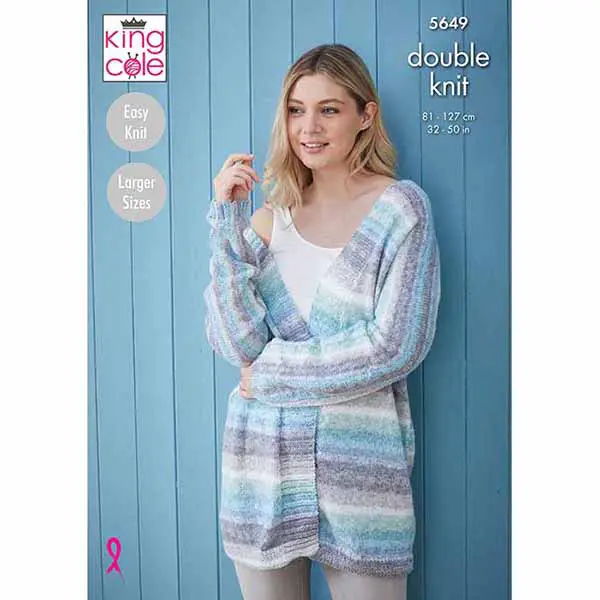 king-cole-5649-cardigans-bramble-dk-strickanleitung image 1