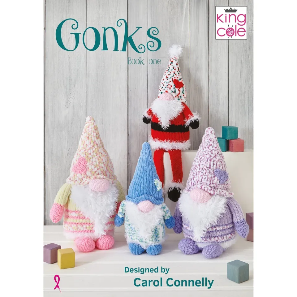 king-cole-patterns-gonks-book-one-strickanleitung-carol-connelly image 1