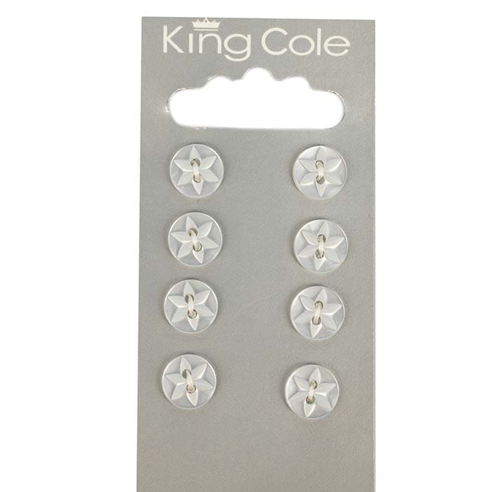 king-cole-haberdashery-flower-kn-pfe-transparent-klein image 1