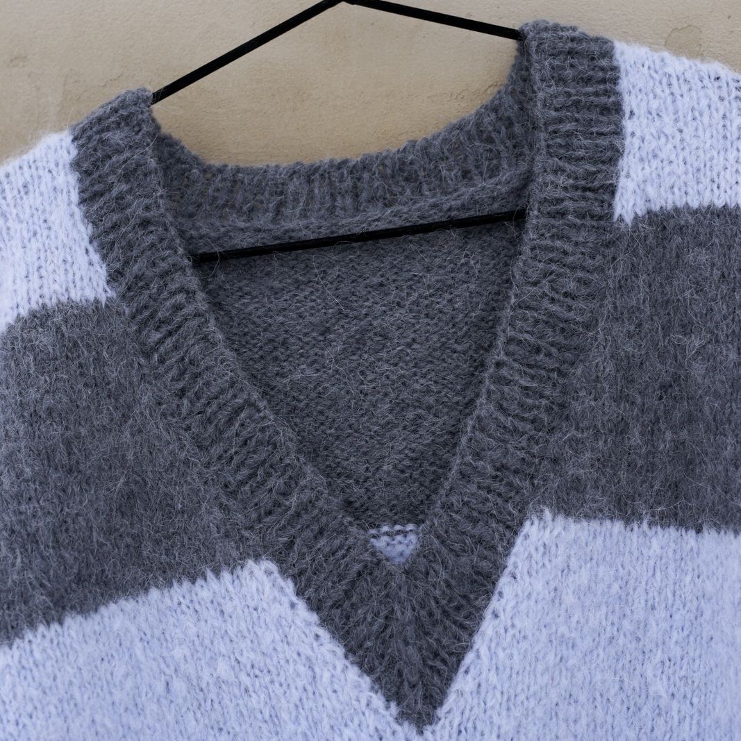 hobbii-cloudy-pullover-strickanleitung-oversize-streifen-gr-1-8 image 4