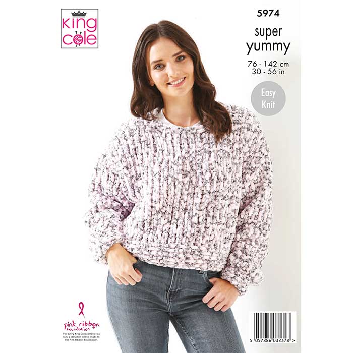 king-cole-5974-strickanleitung-pullover-cardigan-yummy image 2