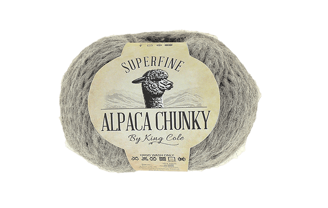 king-cole-superfine-alpaca-chunky-wolle-natur-50g image 1
