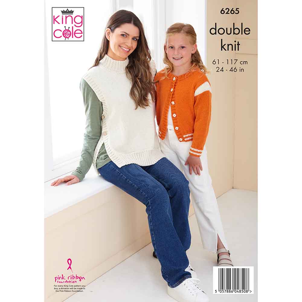 king-cole-patterns-6265-strickanleitung-pullover-jacke-dk image 2