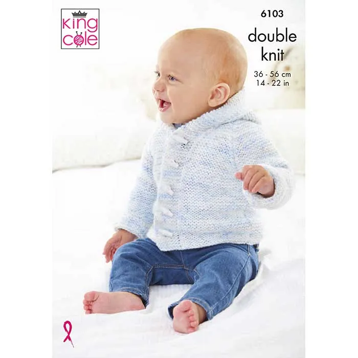 king-cole-6103-jacken-m-tze-strickanleitung-little-treasures image 1