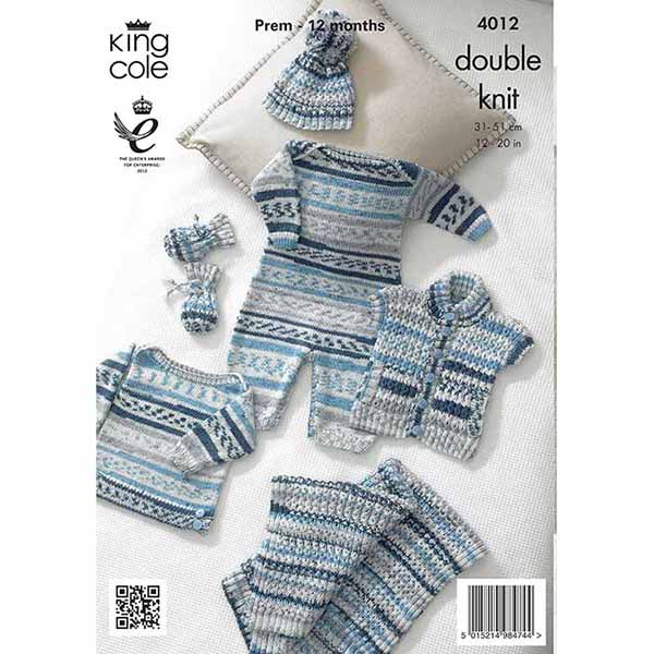 king-cole-4012-strickanleitung-baby-set-cherish-dk image 2