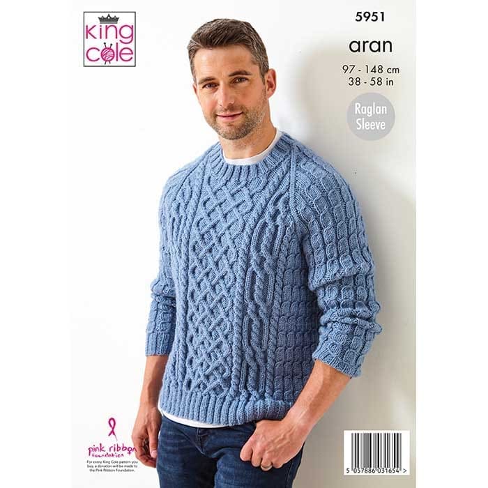 king-cole-5951-strickanleitung-pullover-fashion-aran image 2