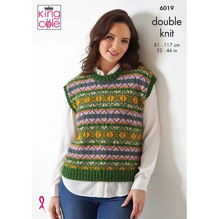 king-cole-patterns-6019-strickanleitung-top-luxury-merino-dk image 1