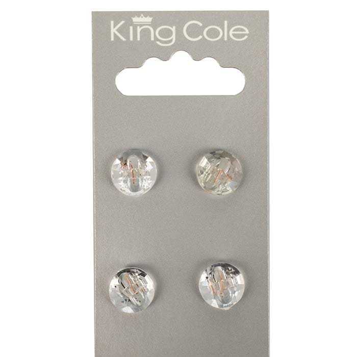 king-cole-haberdashery-domed-diamond-kn-pfe-klar-klein image 1