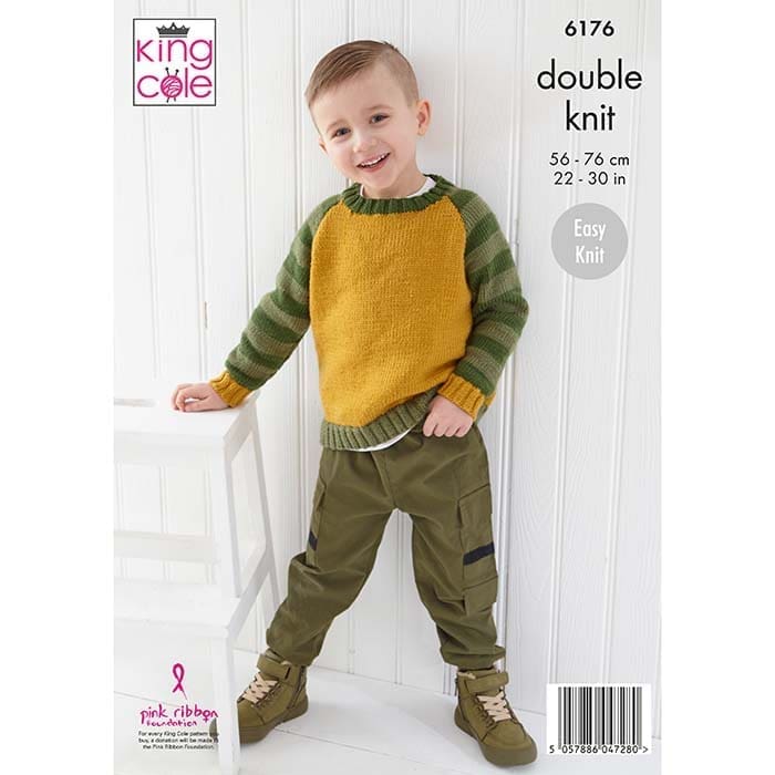 king-cole-6176-strickanleitung-kinderpullover-hoodie-cherished-dk image 2