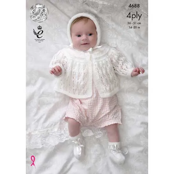 king-cole-4688-strickanleitung-baby-set-comfort-4ply-dk image 1