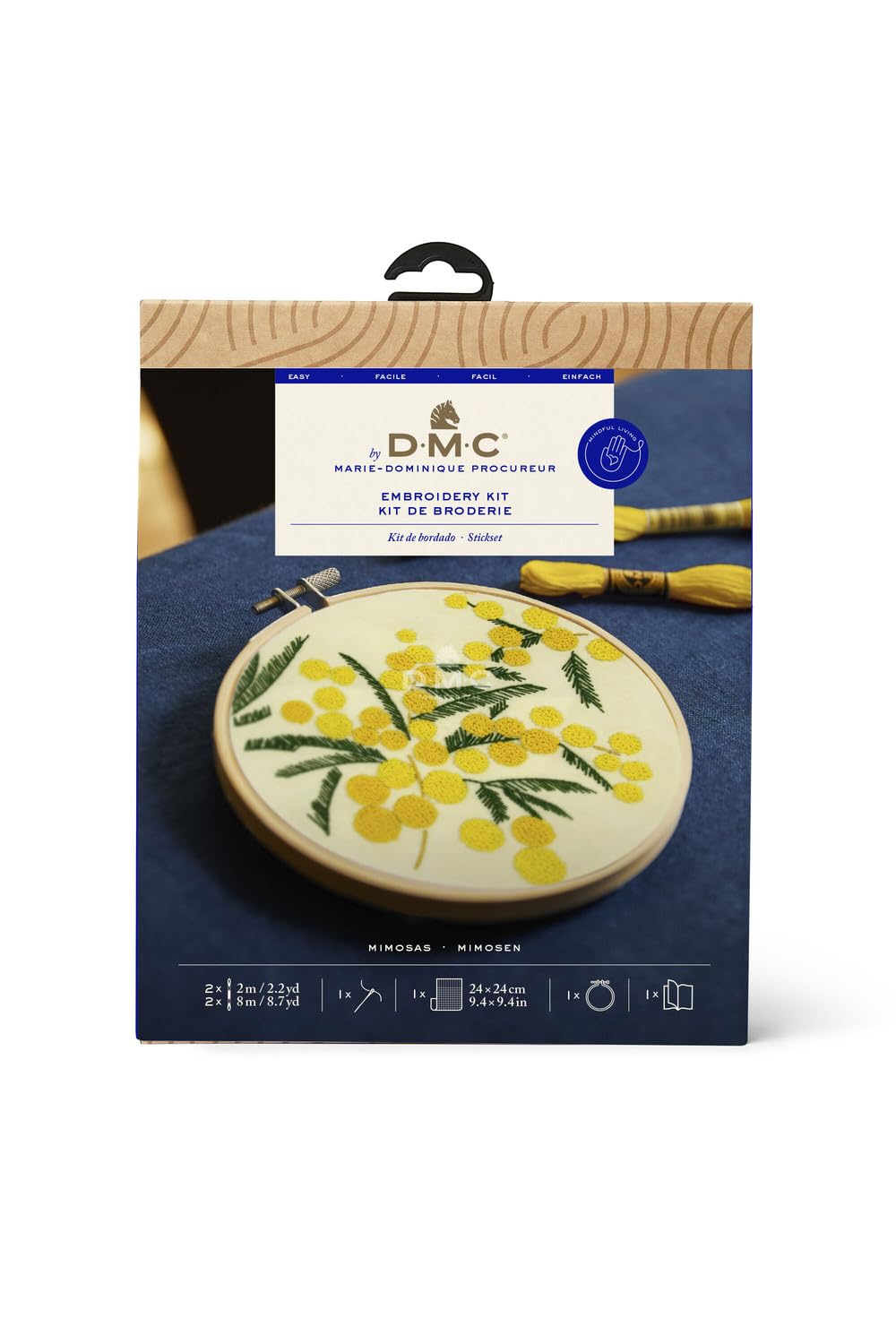 dmc-moulin-mimosas-procureur-kreuzstich-set-14-5-cm-anf-nger image 1