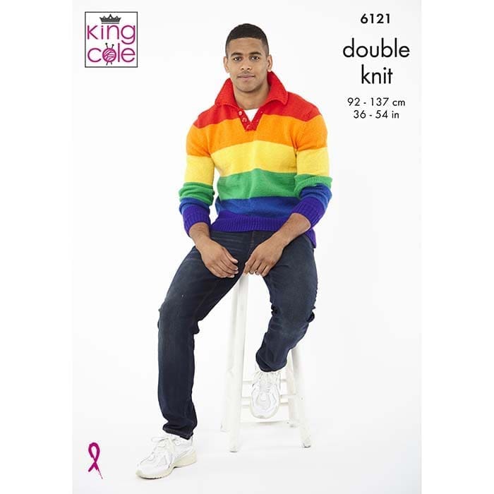 king-cole-patterns-6121-strickanleitung-pullover-weste-pricewise-dk image 1