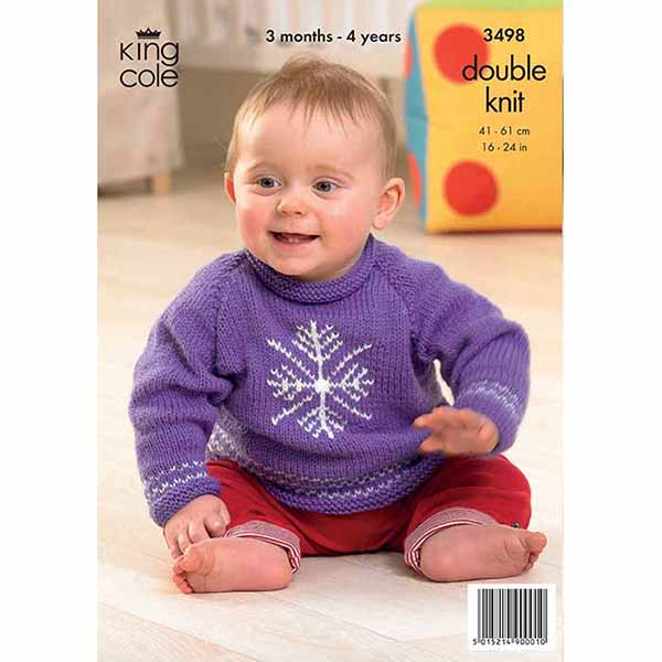 king-cole-patterns-3498-strickanleitung-pullover-comfort-dk image 2