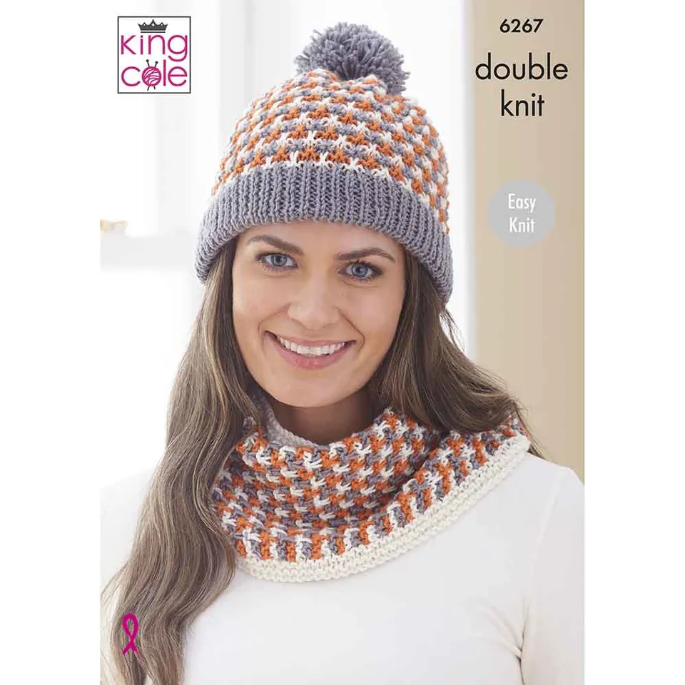 king-cole-6267-schal-m-tze-loop-strickanleitung-orchard-dk image 1