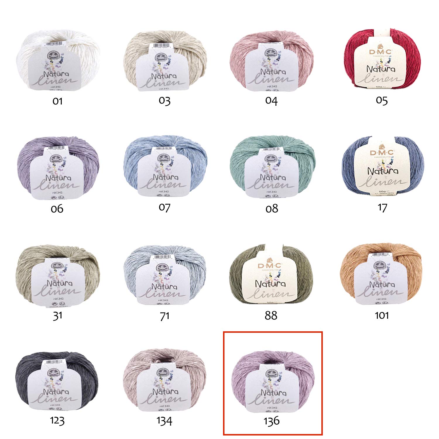dmc-natura-linen-h-kelgarn-nl136-50g-150m image 3