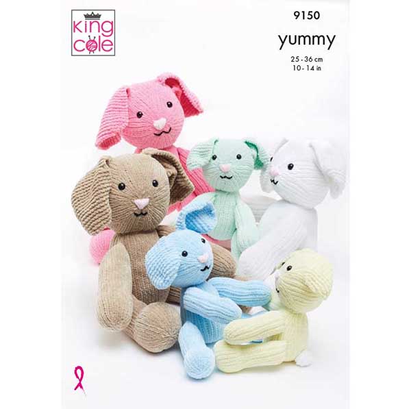 king-cole-patterns-9150-strickanleitung-hasen-yummy image 1