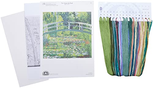 dmc-monet-teich-mit-wasserlilien-kreuzstich-set-30cm image 7