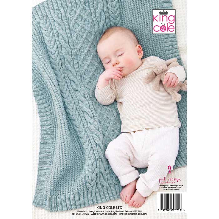 king-cole-patterns-newborn-book-4-strickheft-babydecken image 2