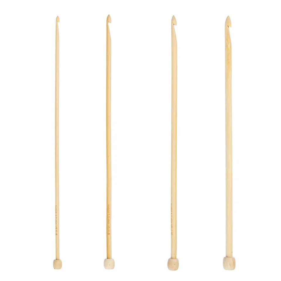 hobbii-h-kelnadeln-tunesisches-nadel-set-bambus-25-cm image 1