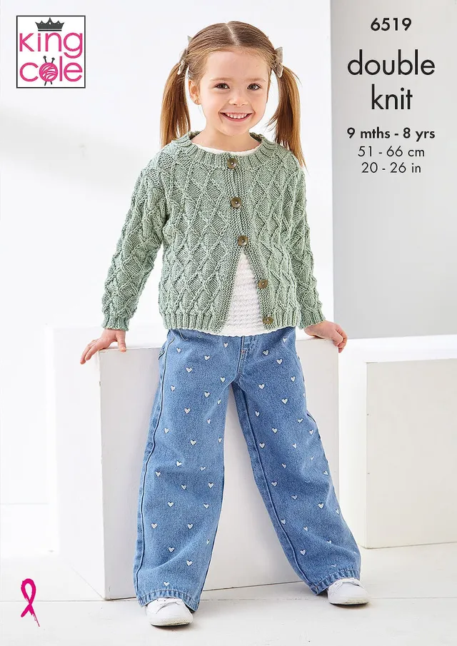 king-cole-6519-cherished-dk-cardigan-pullover-anleitung image 1
