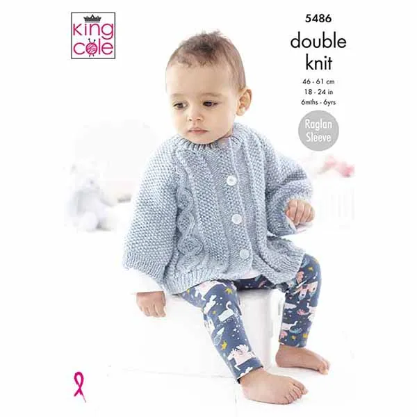 king-cole-5486-strickanleitung-pullover-cape-cotton-top-dk image 1