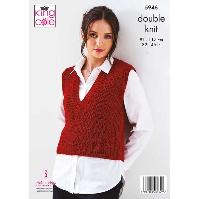 king-cole-5946-strickanleitung-jacke-top-glitz-dk-glitzer image 2
