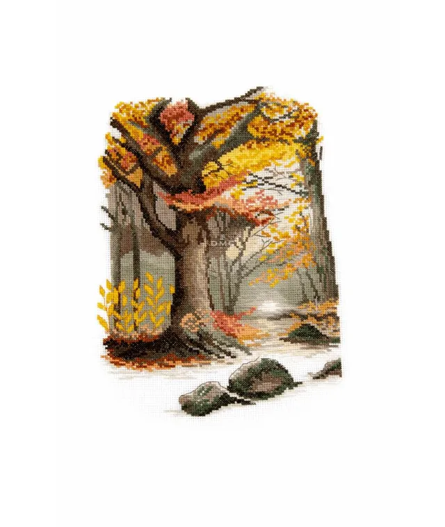 dmc-moulin-sp-cial-kreuzstich-set-herbstlandschaft-mittel image 1
