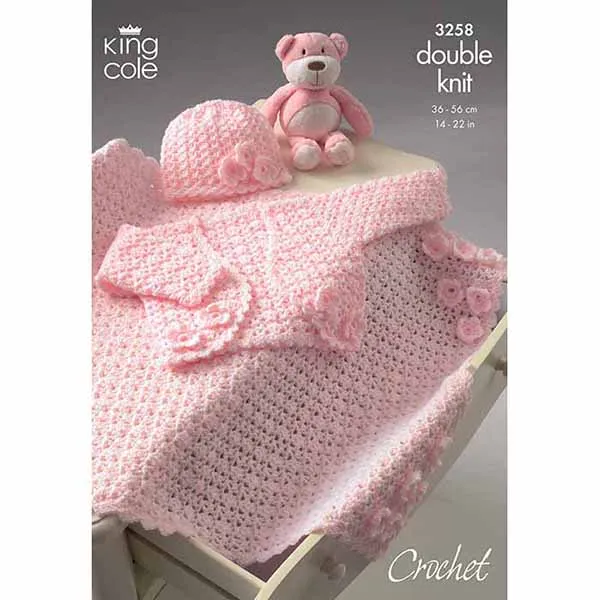 king-cole-patterns-3258-h-kelanleitung-bolero-decke-dk image 1
