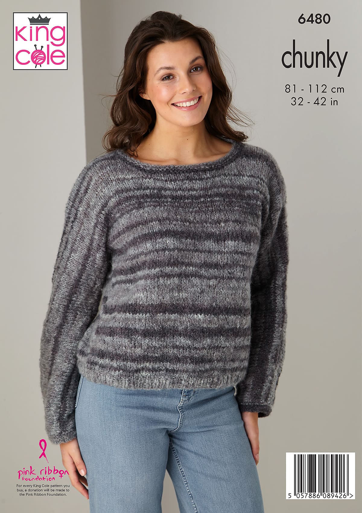 king-cole-6480-strickanleitung-pullover-cardigan-flair-chunky image 2
