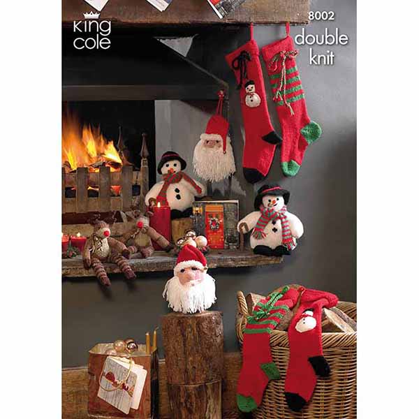 king-cole-8002-strickanleitung-weihnachten-schneemann-dk image 1