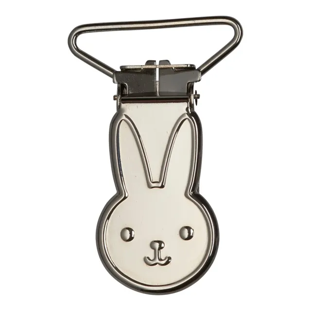 hobbii-schnullerketten-clip-kaninchen-silber-4-cm-1-st-ck image 1