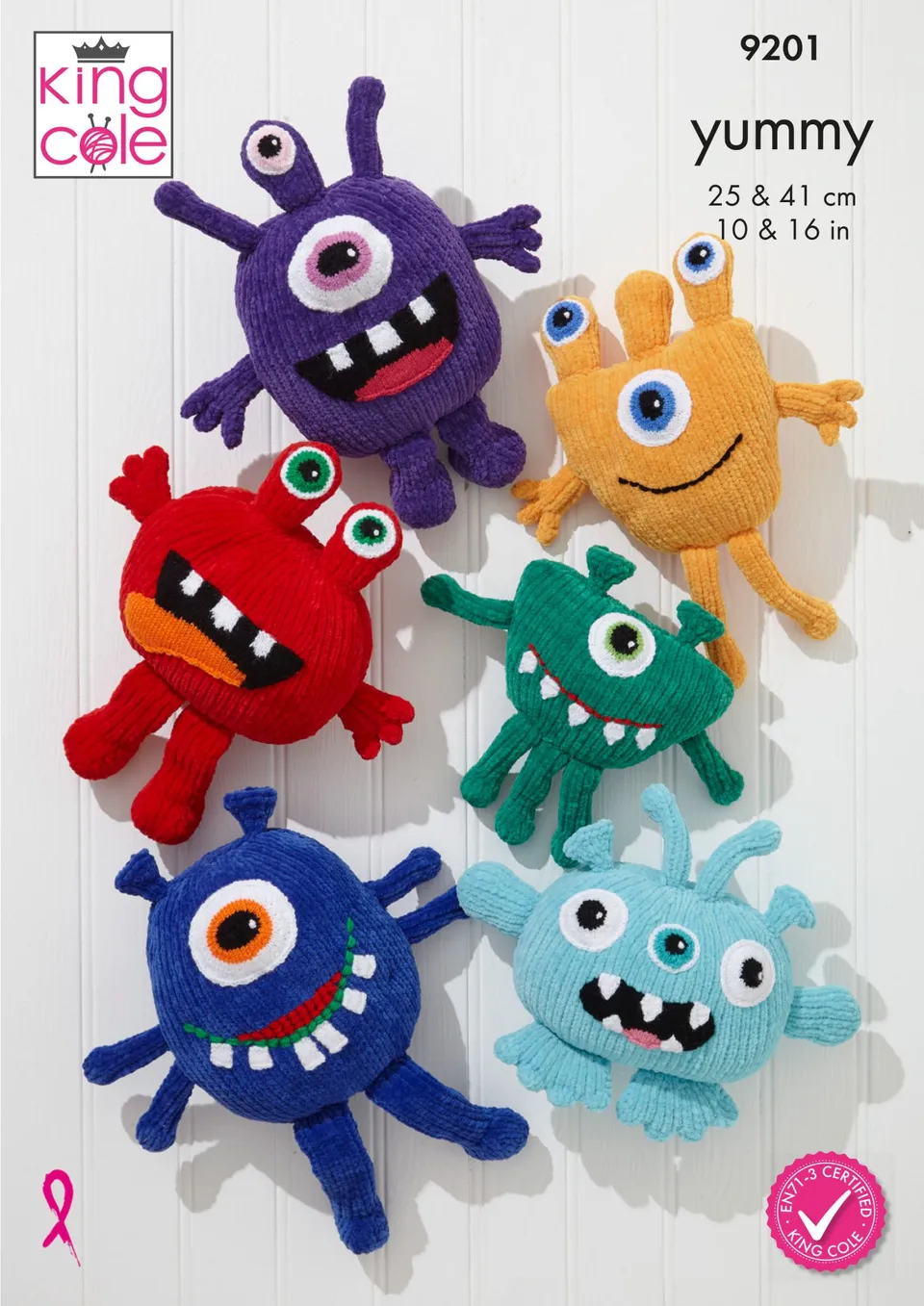 king-cole-9201-strickanleitung-little-monsters-yummy image 1